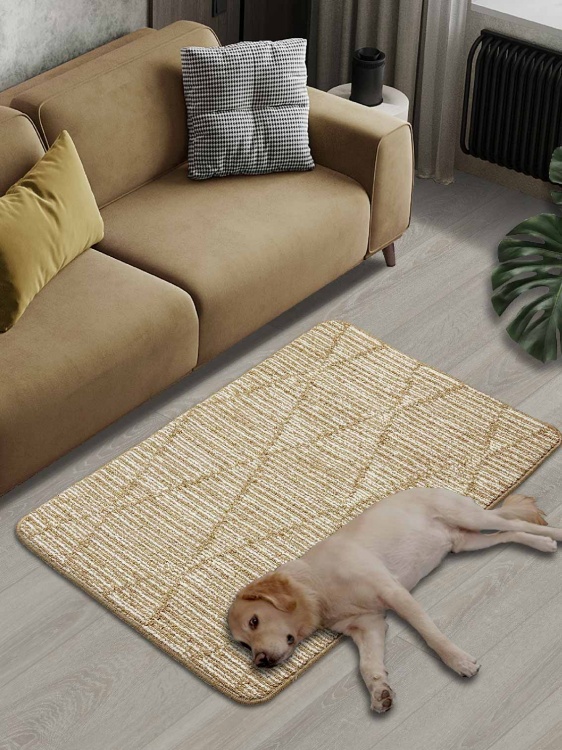 Коврик БУКЛЕ icarpet «Кристалл» 80х120 бисквитно-кремовый 7 S - 2