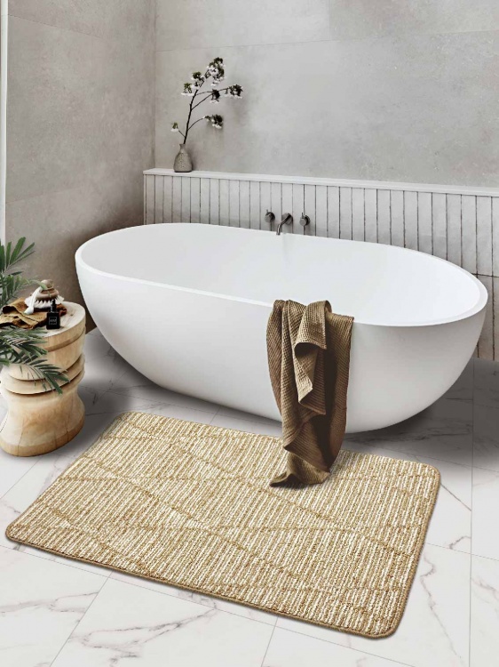 Коврик БУКЛЕ icarpet «Кристалл» 80х120 бисквитно-кремовый 7 S - 3