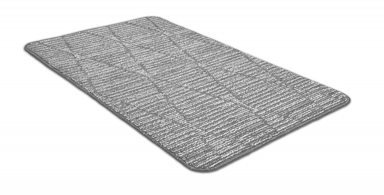 Коврик БУКЛЕ icarpet «Кристалл» 80х120 пепельно-серый 74 S
