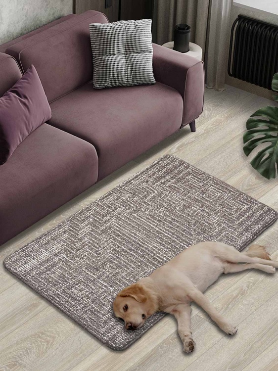 Коврик БУКЛЕ icarpet «Модерн» 80х120 мокко с молоком 80 S - 2