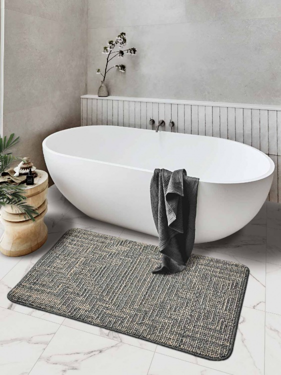 Коврик БУКЛЕ icarpet «Модерн» 80х120 серо-бежевый 50 S - 4