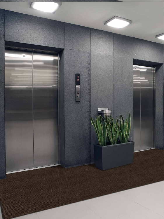 Коврик вырезной МЕЛАНЖ 120х300 мокко с чёрным S - 3