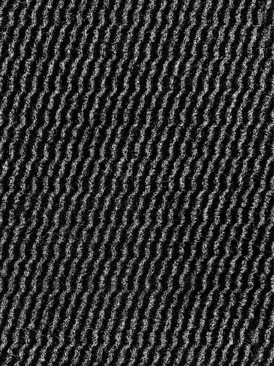 Коврик вырезной МЕЛАНЖ 120х300 серый с чёрным S - 2