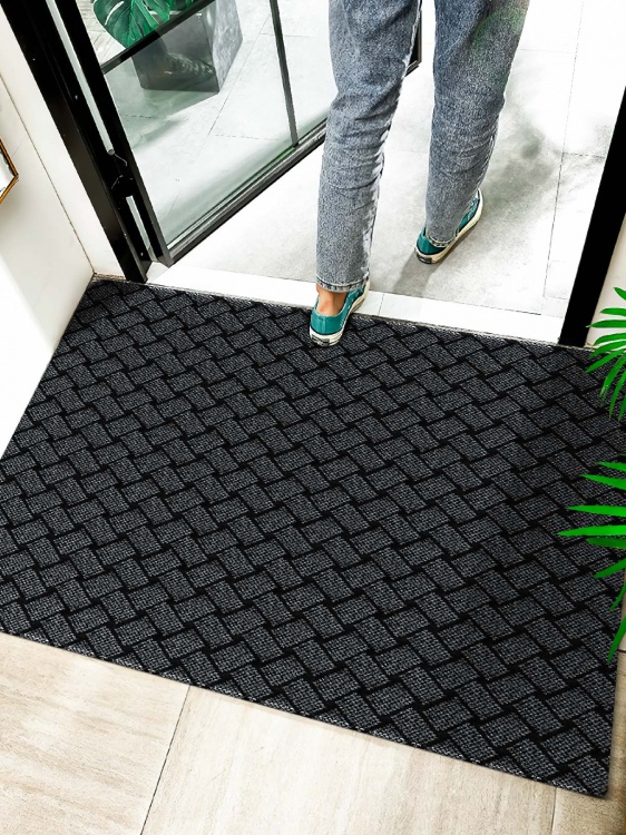 Коврик SHAHINTEX БЕРЕСТА 100х120 серый 01 S - 2