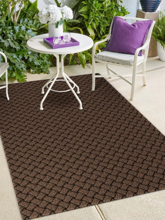 Коврик SHAHINTEX БЕРЕСТА 150х200 коричневый 02 S - 3