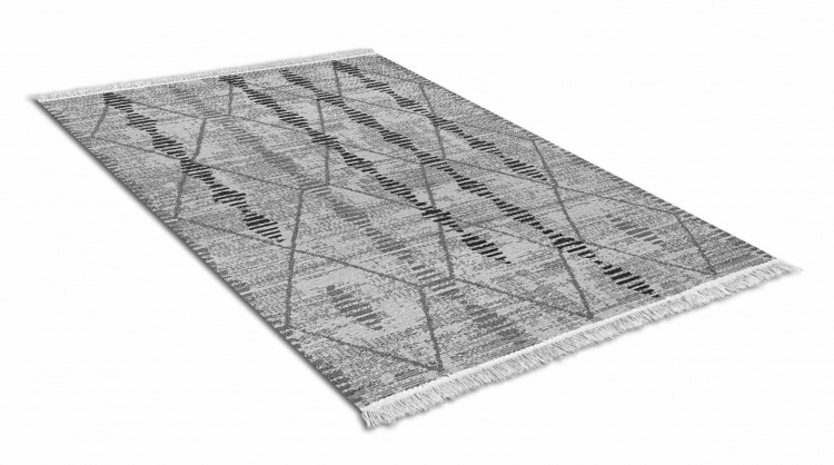 Коврик безворсовый ПРОВАНС icarpet 120*180 001 графит 03 - 2