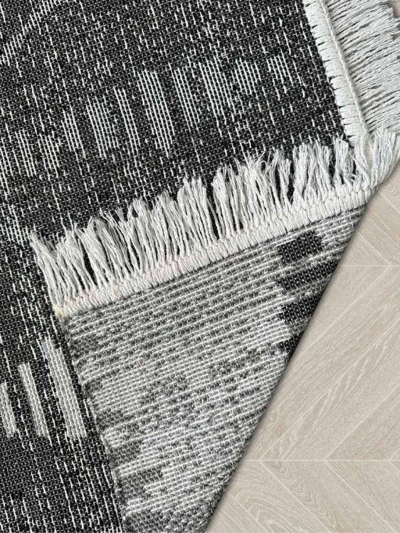 Коврик безворсовый ПРОВАНС icarpet 120*180 001 графит 03 - 4