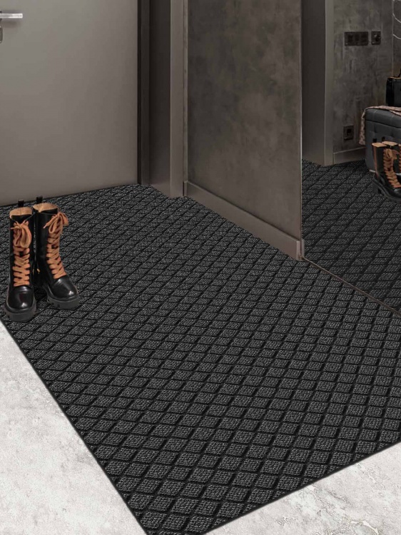 Коврик влаговпитывающий ДИАМАНТ 100х200 серый 01 S - 3