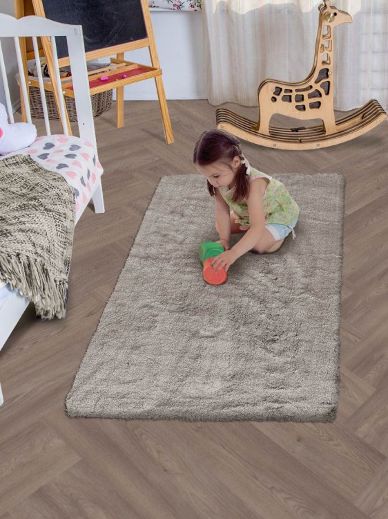 Коврик меховой SHAHINTEX (3 см) 60х100 горностай 22 S - 4