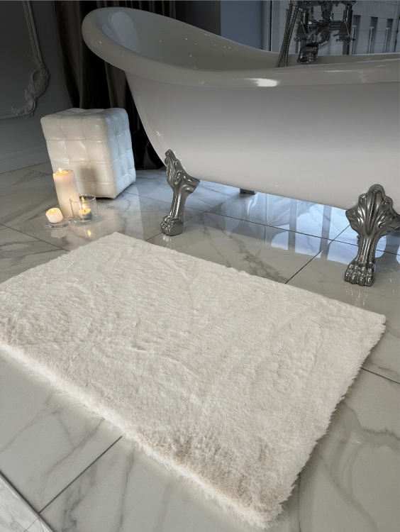 Коврик меховой SHAHINTEX (3 см) 60х100 жемчужный 21 S - 2