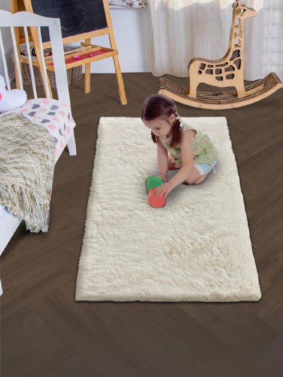 Коврик меховой SHAHINTEX (3 см) 60х100 жемчужный 21 S - 4