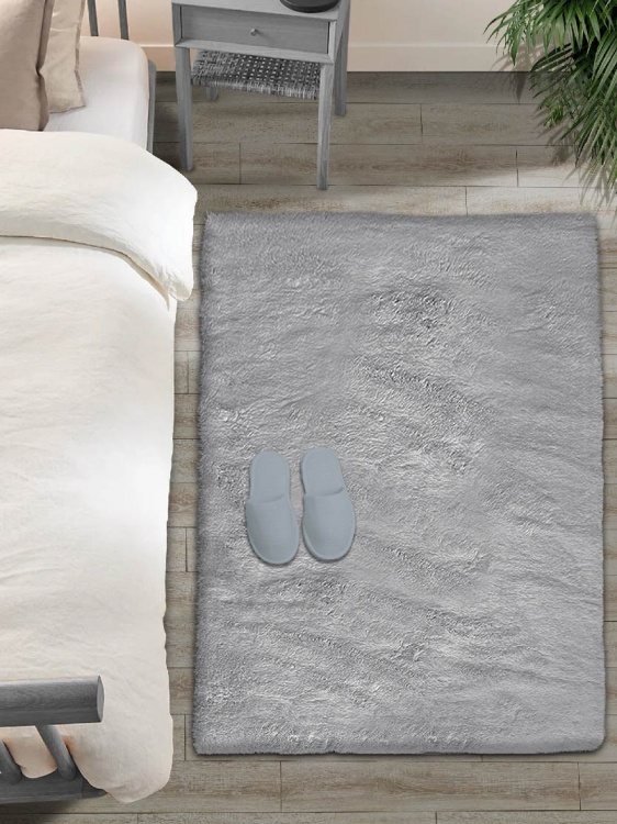 Коврик меховой SHAHINTEX (3 см) 67х130 голубая норка 23 S - 3