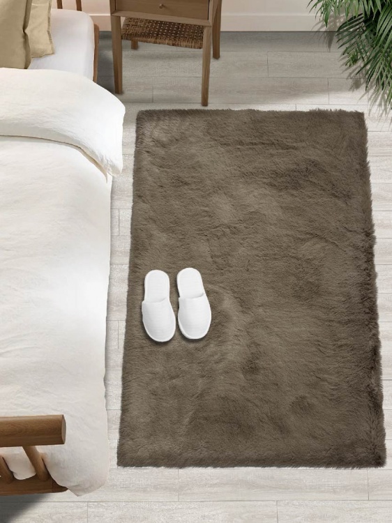 Коврик меховой SHAHINTEX (3 см) 67х130 мокко 26 S - 3