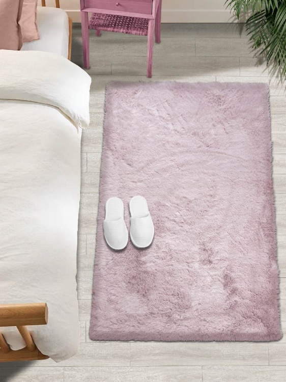 Коврик меховой SHAHINTEX (3 см) 67х130 фламинго 25 S - 3