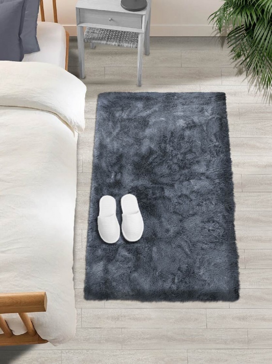 Коврик меховой SHAHINTEX (3 см) 67х130 шиншилла 27 S - 3