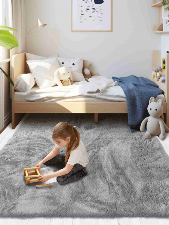 Коврик меховой SHAHINTEX (3 см) 120х200 голубая норка 23 S - 2