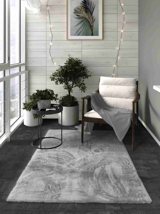 Коврик меховой SHAHINTEX (3 см) 120х200 голубая норка 23 S - 3