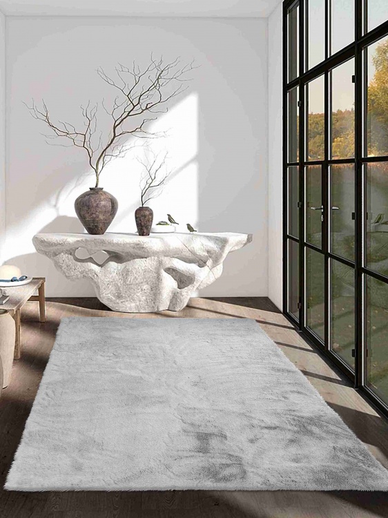 Коврик меховой SHAHINTEX (3 см) 150х200 голубая норка 23 S - 2