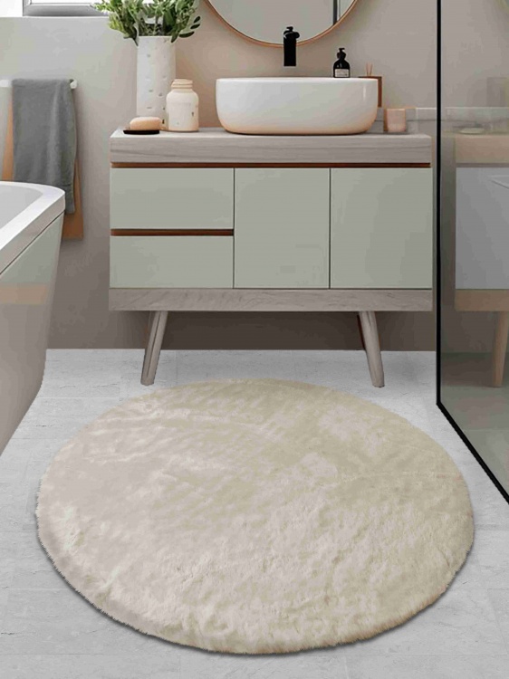 Коврик меховой SHAHINTEX (3 см) круг d-99 мальдивский песок 24 S - 3