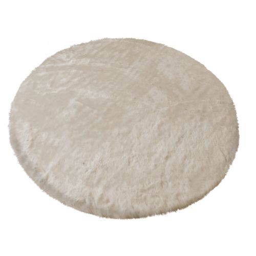 Коврик меховой SHAHINTEX (3 см) круг d-99 мальдивский песок 24 S