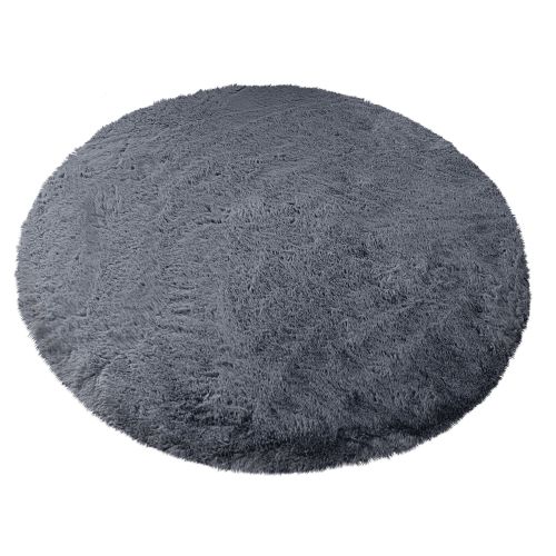 Коврик меховой SHAHINTEX (3 см) круг d-99 шиншилла 27 S