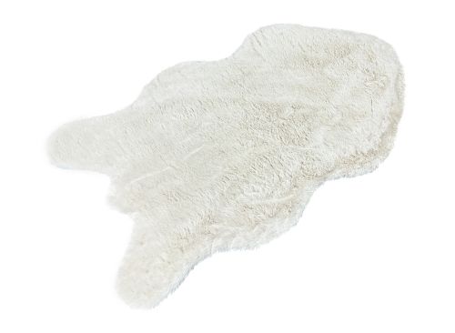 Коврик меховой шкура SHAHINTEX (3 см) 69х118 жемчужный 21