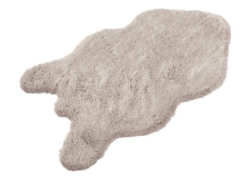 Коврик меховой шкура SHAHINTEX (3 см) 69х118 горностай 22