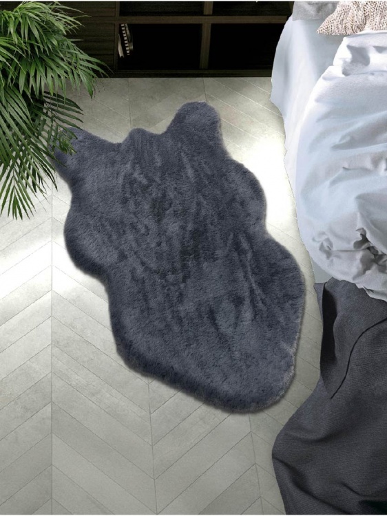 Коврик меховой шкура SHAHINTEX (3 см) 69х118 шиншилла 27 - 3