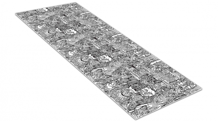 Коврик вырезной icarpet PRINT антискользящий (144) 