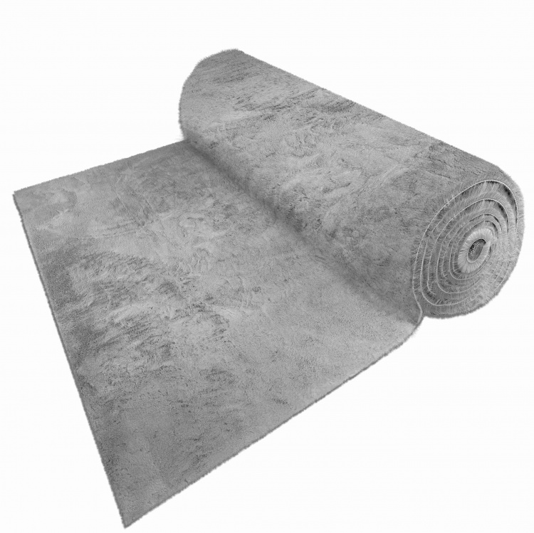 Коврик-дорожка меховой SHAHINTEX (3 см) 120х1500 голубая норка 23