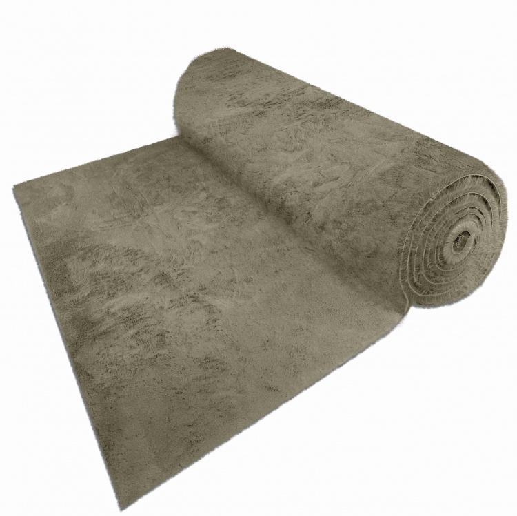 Коврик-дорожка меховой SHAHINTEX (3 см) 120х1500 горностай 22