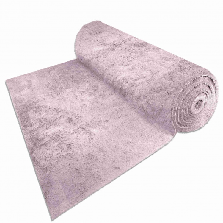 Коврик-дорожка меховой SHAHINTEX (3 см) 120х1500 фламинго 25