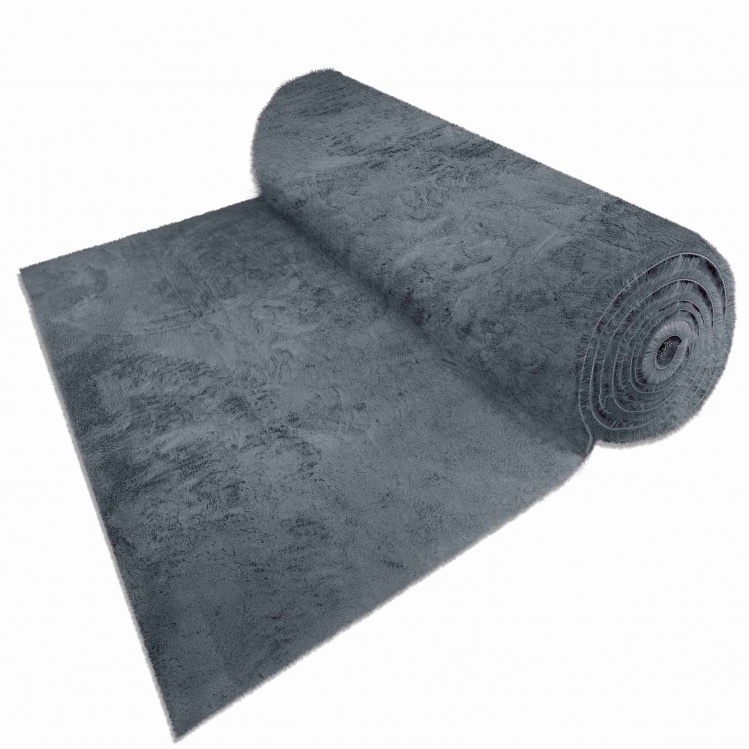 Коврик-дорожка меховой SHAHINTEX (3 см) 120х1500 шиншилла 27