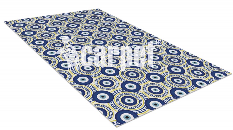 Коврик вырезной icarpet PRINT антискользящий (205) Новогодний 100х150 S