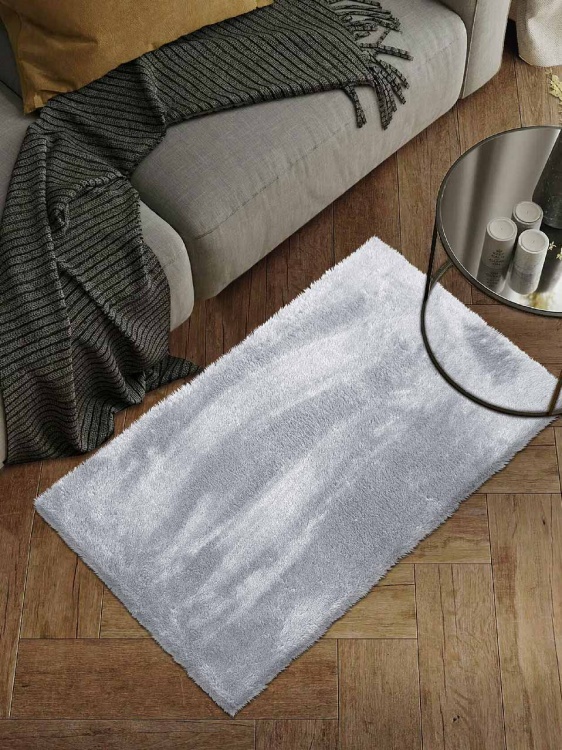 Коврик плюшевый 50х80 серый 02 S - 3
