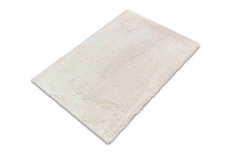 Коврик плюшевый 40х60 молочный 01