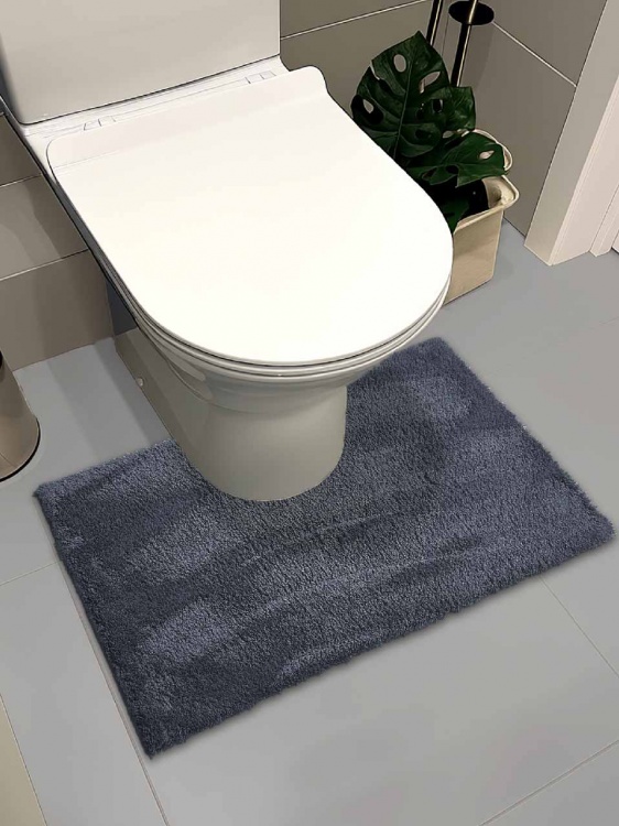 Коврик плюшевый 40х60 темно-серый 03 - 2