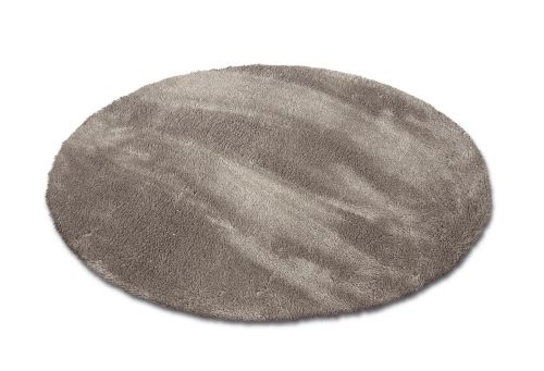 Коврик плюшевый D-99 (круг) мокко 05 S