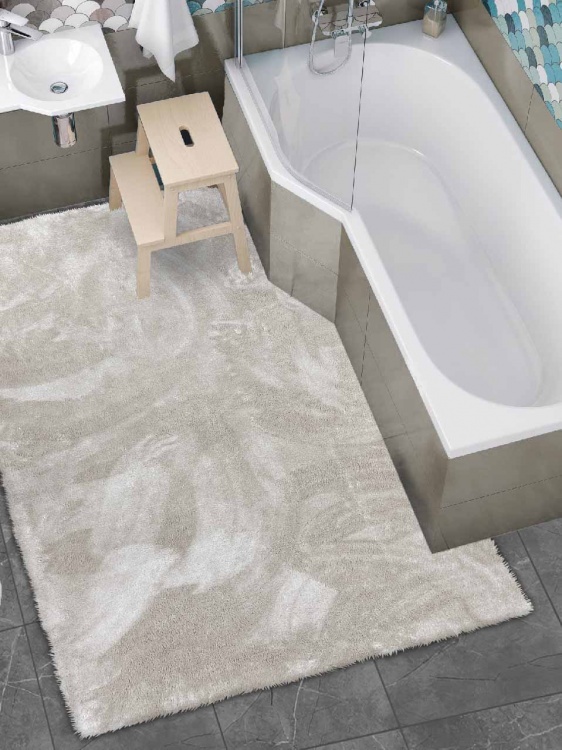 Коврик плюшевый 120х200 бежевый 04 S - 2