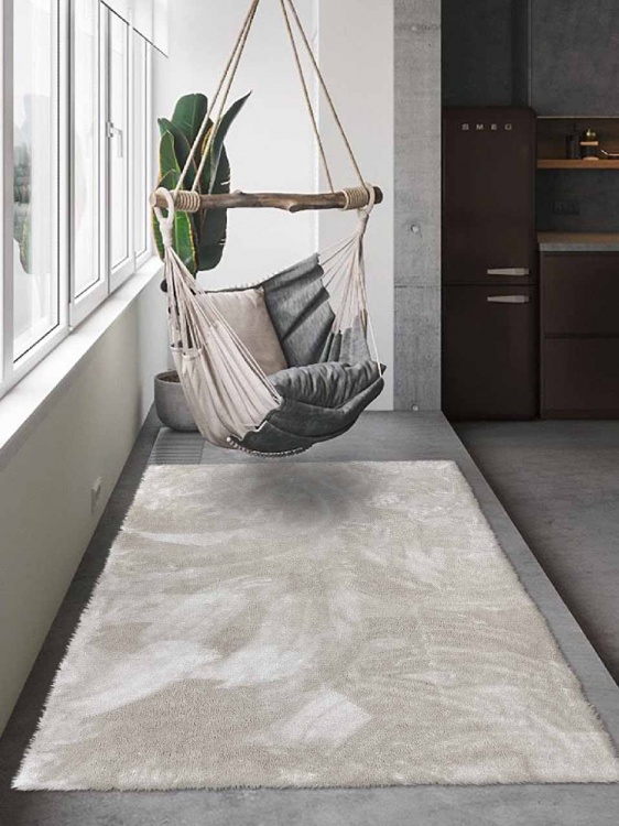 Коврик плюшевый 120х200 бежевый 04 S - 3