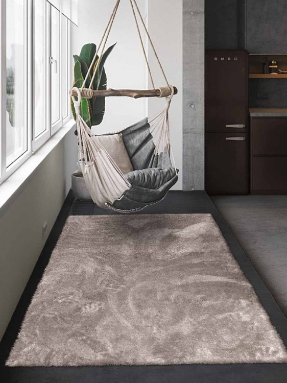 Коврик плюшевый 120х200 молочный 01 S - 3