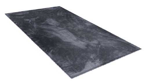 Коврик плюшевый 120х200 темно-серый 03 S