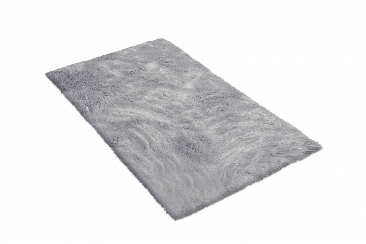 Коврик меховой SHAHINTEX (3 см) 100х150 голубая норка 23 S