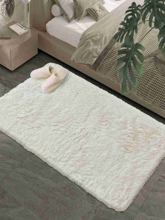 Коврик меховой SHAHINTEX (3 см) 100х150 жемчужный 21 S - 2