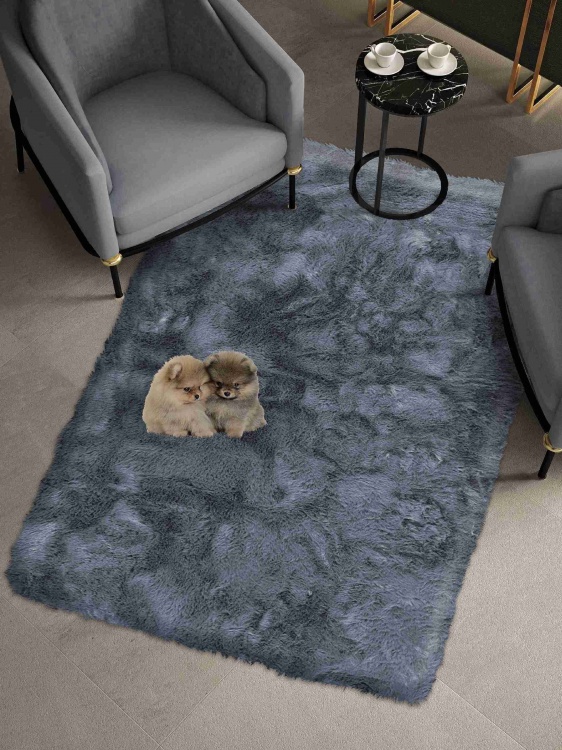 Коврик меховой SHAHINTEX (3 см) 100х150 шиншилла 27 S - 4