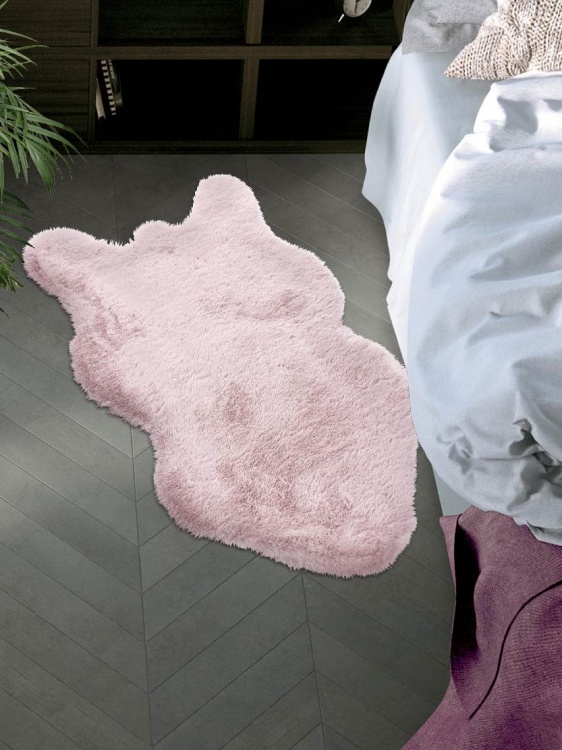 Коврик меховой шкура SHAHINTEX (3 см) 50х88 фламинго 25 - 4