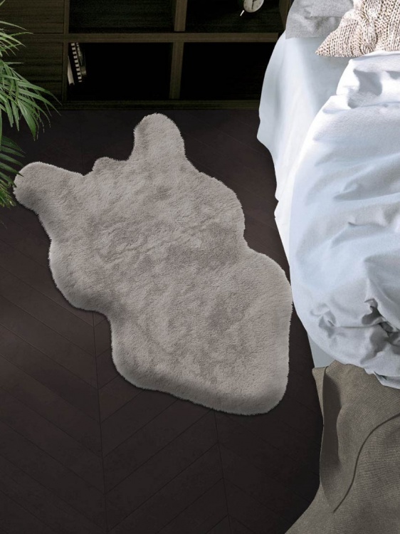 Коврик меховой шкура SHAHINTEX (3 см) 50х88 горностай 22 - 3