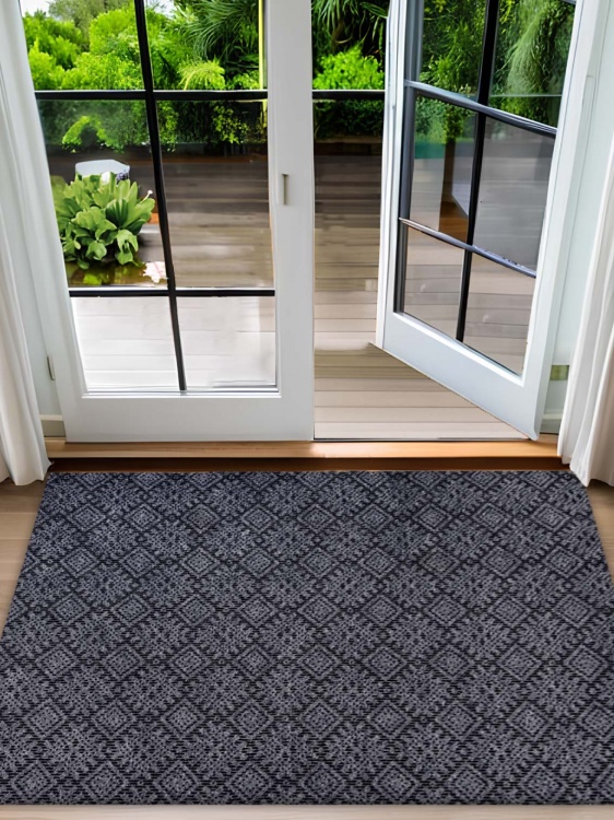 Коврик ОРНАМЕНТ 100х120 серый 01 S - 3