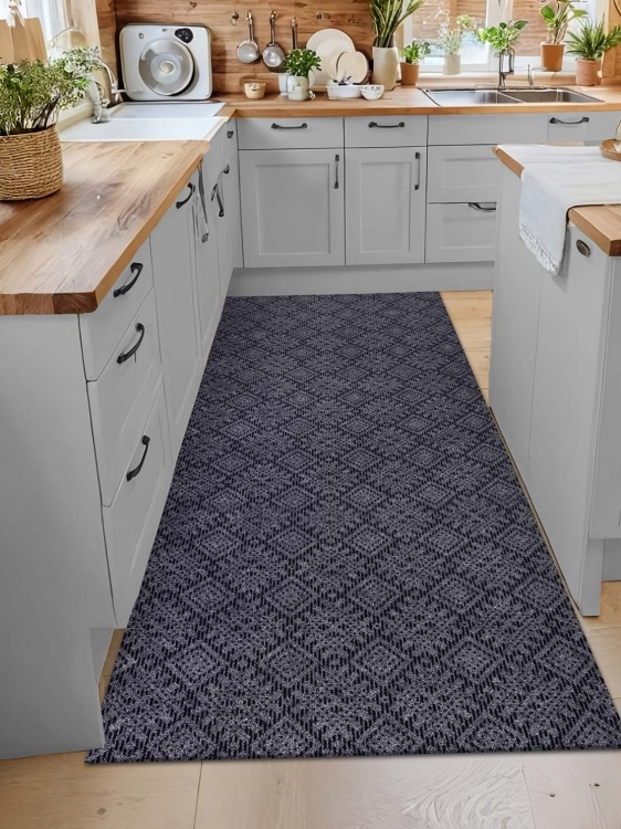 Коврик ОРНАМЕНТ 80х200 серый 01 S - 3