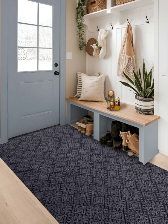 Коврик ОРНАМЕНТ 100х200 серый 01 S - 3